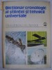 Dictionar cronologic al stiintei si tehnicii universale (1979)