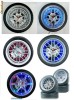CEAS DE PERETE FORMA DE ROATA ILUMINAT MULTICOLOR