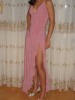 rochie roz de seara, masura 38-40, material elastic