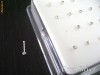 Cercei de nas din argint model cu stras