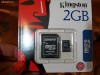 CARD micro SD 2GB KINGSTON NOU!-SIGILAT