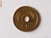 moneda japonia placata cu aur 24