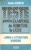 Teste ptr. examenul de admitere la liceu*romana