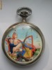 ceas de buzunar argint marca omega 1900