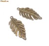 pandantiv mare frunza de bronz pandantiv mare frunza de bronz