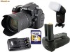 aparat Nikon d80, cu handle, si blitz di 622 la super pret