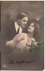 T FOTO 21 Romantica -Indragostiti -La multi ani ! -are scrise, pe spate patru mesaje gen ,,amintiri -antebelica
