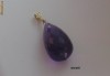 PANDANTIV DIN AMETHYST BRIOLETA CU AUR 14K