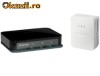 Adaptor XAVB1004 retea electrica Netgear 200Mbps Powerline AV Kit (XAV1004 + XAV2001) switch router