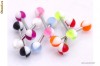 PIERCING - PIERCE DE LIMBA COLORAT IN DUNGI - DIFERITE CULORI