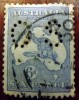 1913 KANGAROO marca oficiala perforata OS (O.S.) mic 6d. Yvert 8 = 12 eur