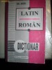 DICTIONAR LATIN-ROMAN=GH.GUTU