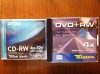 4 Traxdata DVD-RW + 1 TDK CD-RW Blank-uri