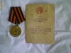 medalie-victoria asupra germaniei in marele razboi1941-1945 cu brevet