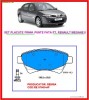 set placute frana fata RENAULT MEGANE II