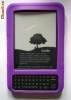 HUSA SILICON VIOLET + Folie protectie ecran CADOU - AMAZON KINDLE 3 3G