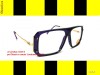 OCHELARI  BE COOL PATRATI Aviator Rame cu LENTILE TRANSPARENTE Culoare Mov Rame Optice Nerd Geek lentila clara alba pentru festival party funky chic