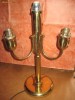 Lampa mare din metal aurit