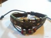 Bratara din Piele, Hand Made, African Tribal, Fashion, Pandantiv NOU !!!