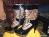 BOTINE  DAMA DE FIRMA LOUIS VUITTON MODEL NOU PIELE  PLATFORME NR 36-37 -38-39-LEI 480