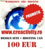 DESIGN SITE WEB CU GAZDUIRE GRATIS
