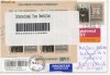 RFL 2004 plic cu colita EFIRO dantelata cu stampila Congres UPU & cea a expozitiei circulat spre Australia si retur