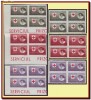 +++ Romania 1946 - Blocuri de 4 Crucea Rosie Serviciul Prizonierilor (dt+ndt)