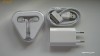 Accesorii Apple iPhone 3G 3GS 4 iPod iPad Incarcator + Cablu USB + Casti in ear cu microfon