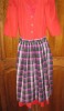 Dirndl  / costum tirolez  / bavarez /tracht costum nemtesc M 42