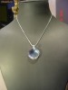 Pandantiv cristal clear AB cu cristale swarovski - bijuterii handmade mireasa