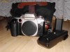 Canon EOS50 body pe film + grip + geanta foto