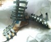 Sandale negre gladiator