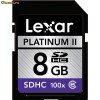 SDHC Lexar 8GB Platinum II 100x la 75ron