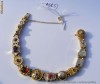MINUNATIE Bratara designer aur 14K, 30g, 14 slidere ornate cu multiple pietre pretioase !!