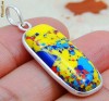 Pandantiv  finut si dragut jasper mozaic 925 ! OFERTA