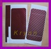 I15 - Folie Sticker de protectie - CARBON SKIN - Apple iPhone 4G - fata spate si lateralele, full body kitt, visinie