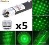 LASER VERDE 500 mW CU 5 CAPETE PROIECTII STELARE CUTIE CADOU