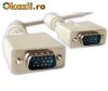 CABLU VGA DUBLU ECRANAT TRANSPORT GRATUIT CONECTEAZA MONITORUL LA PC