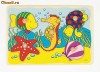 Puzzle cu maner - Lumea apelor