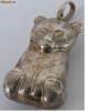 Medalion clopot vechi din argint in forma de urs - de colectie
