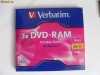 Discuri DVD-RAM Verbatim, Double Face, tip cartus Discuri DVD-RAM Verbatim, Double Face, tip cartus
