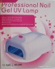 lampa uv pentru unghii false cu ventilator, gel, acril, nail art 36 wati (4 tuburi de 9 w inclus) manichiura, pedichiura uz Profesional