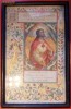Litografie religioasa catolica ,  prima comuniune  1897 .