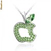 Colier Green Apple Swarovski