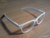 Ochelari tocilar Wayfarer stil Ray Ban - Rama pe Alb Alba Rame Albe si Lentile Transparente - Nerd Geek Unisex - Calitate Superioara Import Germania