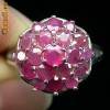 _ 925 Argint Marcat, Natural  Rubin_  INEL -  Marimea 6,5  (diametru 17 mm)  Ruby