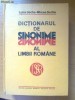 DICTIONARUL DE SINONIME AL LIMBII ROMANE - LUIZA SECHE, MIRCEA SECHE