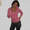 Bluzon de dama Hooch roz cu logo argintiu [Cod: CCHH001]