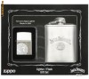 Zippo set Jack Daniels bricheta si sticluta metalica 24652 nou,super! 100% veritabila Comenzi America.Orice site.