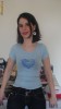 Tricou dama stretch cu o inima pe fata  - 91% bumbac + 9% Polyurethane